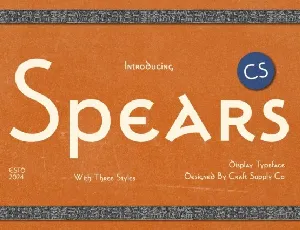 CS Spears font