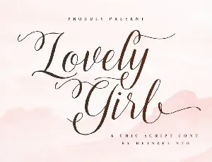 Lovely Girl font