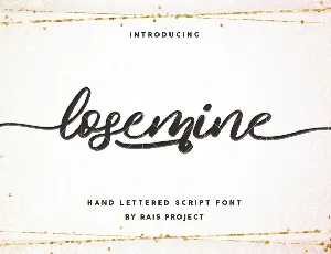 Losemine Demo font