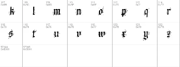 Satanas Humanum Salvator font