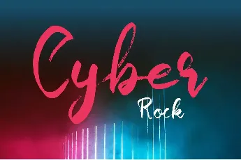 Cyber Rock font