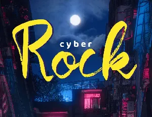 Cyber Rock font