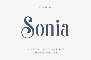 Sonia Serif font