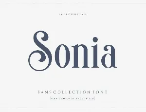 Sonia Serif font