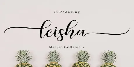 Leisha font