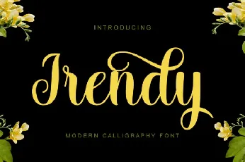 Irendy Script font