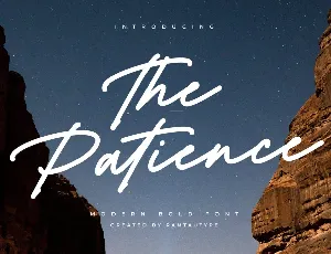 The Patience font