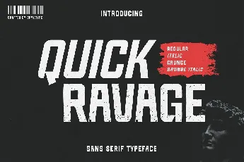 Quick Ravage font