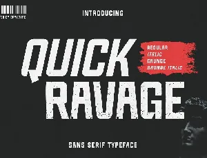 Quick Ravage font