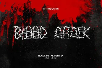 BloodAttackDemo font