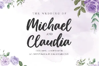 Claudia font