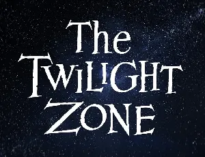 The Twilight Zone font