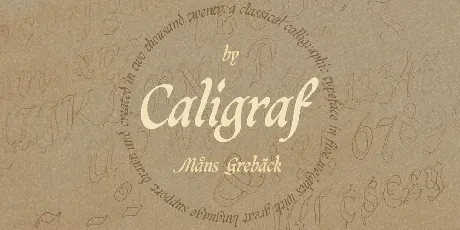 Caligraf font