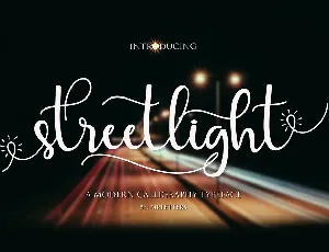 streetlight font