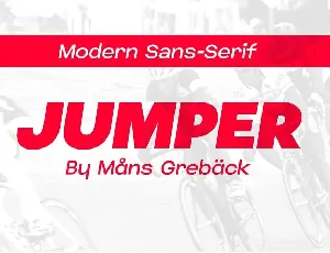 Jumper font