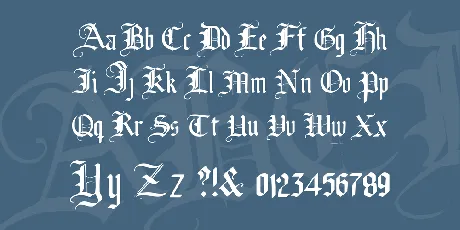 Broken Planewing font