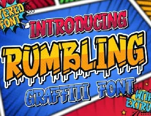 Rumbling font