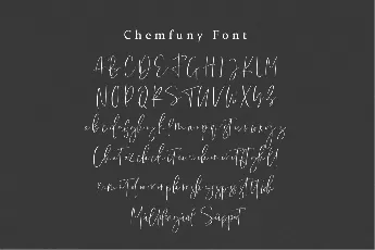 Chemfuny font