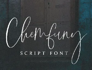 Chemfuny font