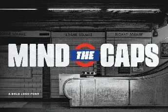 Mind The Caps font