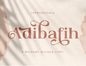 Adibafih font