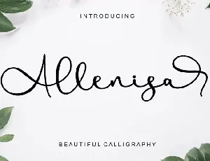 Allenisa font