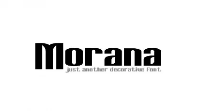 Morana font