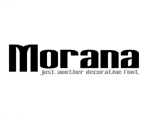 Morana font