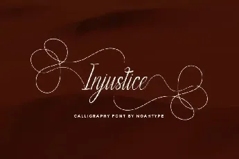 Injustice Script font