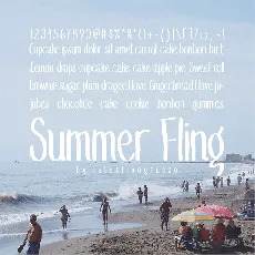 Summer Fling Medium font