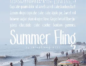 Summer Fling Medium font