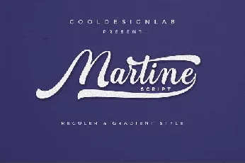 Martine Script font