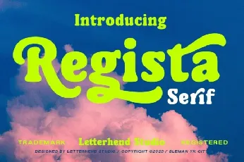 Regista Serif font