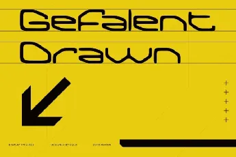 Gefalent Drawn font