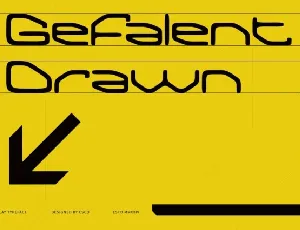 Gefalent Drawn font