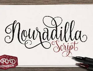 Nouradilla Script Free font