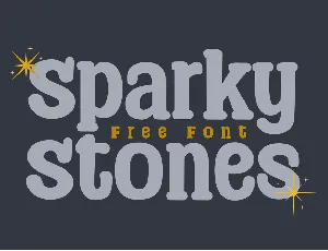 Sparky Stones font