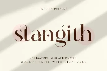 stangith font