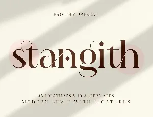 stangith font