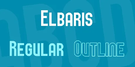 Elbaris font