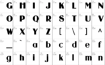 Guanine font