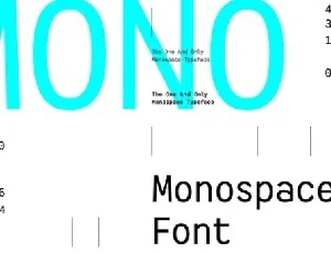 HF Monorita font