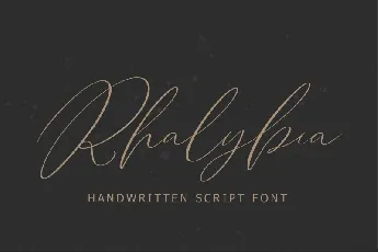 Rhalybia font