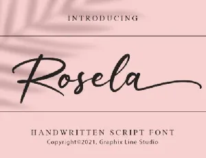 Rosela font