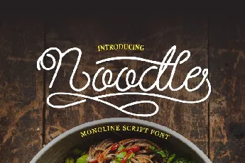 Noodle font