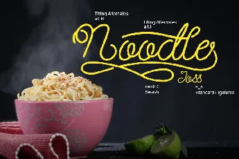 Noodle font