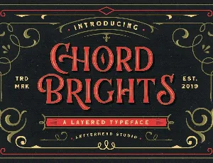 Chord Brights font