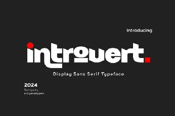 Introvert font