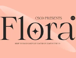 CS Flora font