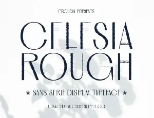 Celesia Rough font